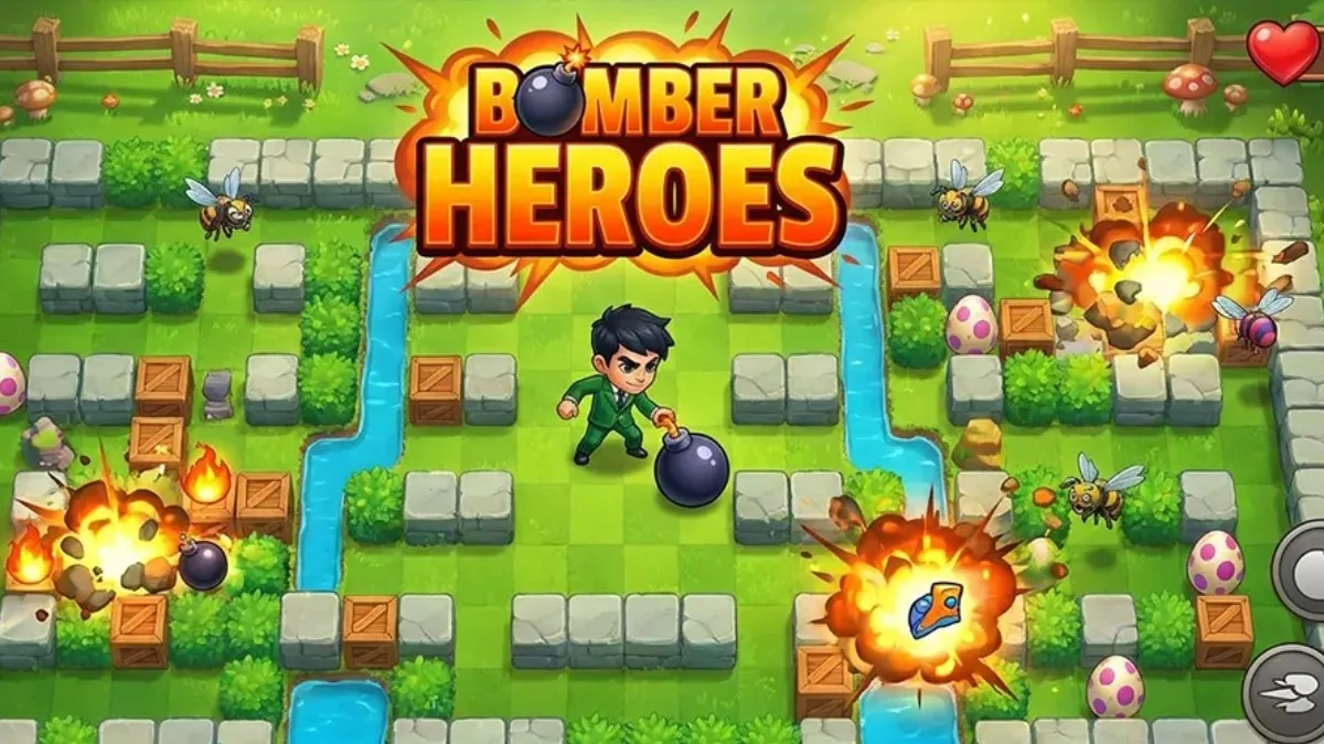Classic Bomber Heroes – Action Arcade Unity Game Template