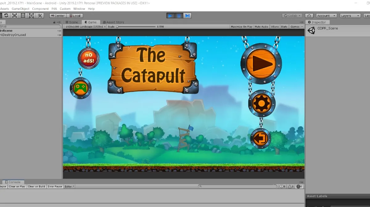 The Catapult Unity Games Source Code