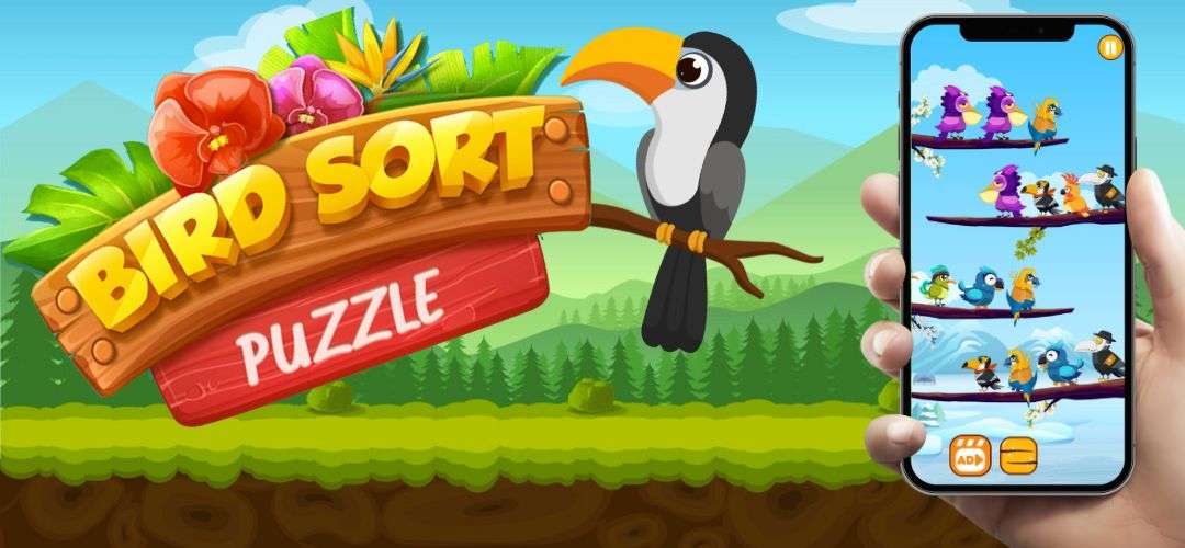 Bird Sort Puzzle Game Unity Source Code