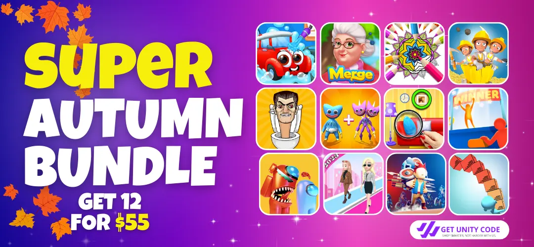 Super Autumn Bundle Top 12 Unity Source Code Deal