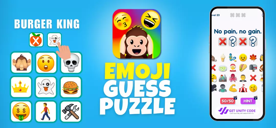 Emoji Guess Puzzle Buy Unity Game Source Code
