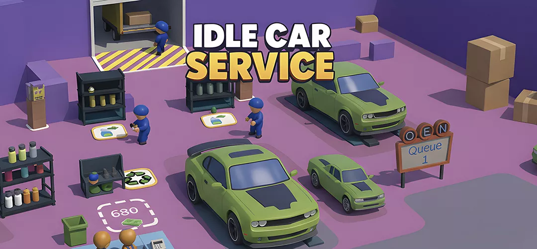 Auto Empire - Idle Car Service Game Buy Unity Source Code